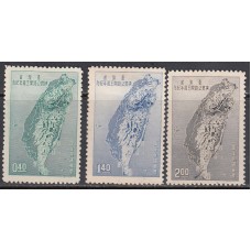 Formosa - Correo 1957 Yvert 246/8 (*) Mng