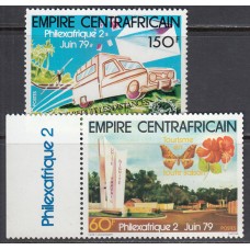 Centroafrica - Correo Yvert 387/8 ** Mnh Phileafrica