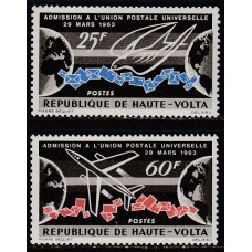 Alto Volta Correo Yvert 133/4 ** Mnh UPU