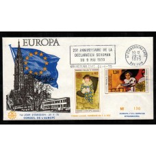 Francia Sobres Primer Dia FDC Yvert 1840/1841 - Europa Paris 1975