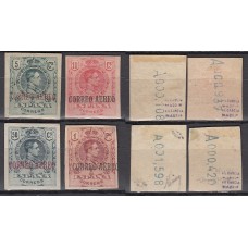 España Reinado Alfonso XIII 1920 Edifil 292s/6s * Mh Bonito 4 valores