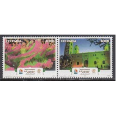 Colombia Correo 2016 Yvert 1806/7 ** Mnh Dept Sucre
