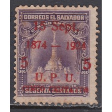 Salvador - Correo 1924 Yvert 448 * Mh UPU