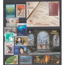 Andorra Española Correo 2018 Edifil ** Mnh  Año Completo