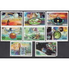 Grenada - Correo 1973 Yvert 467/73 ** Mnh Defecto un sello punta roma