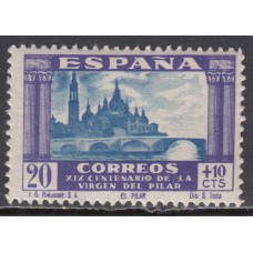 España Sueltos 1940 Edifil 891 ** Mnh - Virgen del Pilar