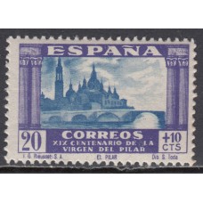 España Sueltos 1940 Edifil 891 ** Mnh - Virgen del Pilar