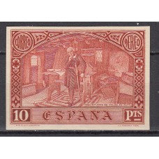 España Variedades 1930 Edifil 558ccs (*) Mng - Castaño Rojizo sin dentar