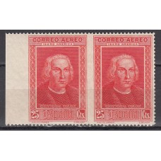 España Variedades 1930 Edifil 561sph ** Mnh - Pareja horizontal sin dentar por enmedio