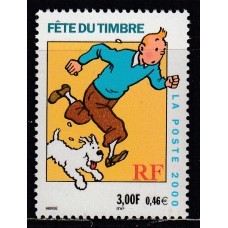 Francia - Correo 2000 Yvert 3303 ** Mnh Comic - Tintin - Dia del Sello
