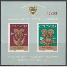 Colombia - Hojas Yvert 28 * Mh
