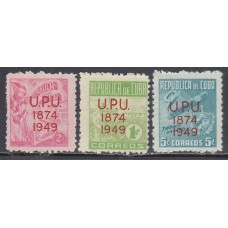 Cuba - Correo 1950 Yvert 332/34 ** Mnh UPU