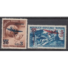 Rumania - Aereo Yver 63/64 ** Mnh 75 Aniversario UPU