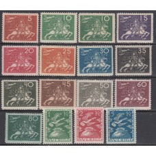 Suecia - Correo 1924 Yvert 178/92 * Mh UPU