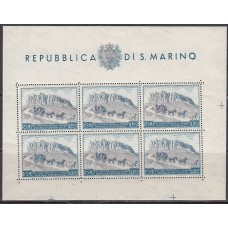 San Marino - Hojas Yvert 4A ** Mnh UPU