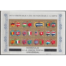 Honduras - Hojas Yvert 23 ** Mnh UPU - Banderas