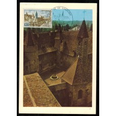 Francia - Carta Postal - Yvert 1712 - Abadía de Charlieu 1972