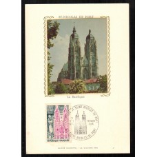 Francia - Carta Postal - Yvert 1810 - Basílica de San Nicolás de Port 1974