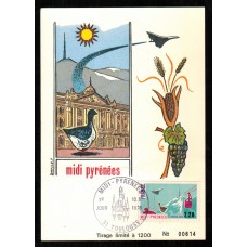 Francia - Carta Postal - Yvert 1866 - Midi Pyrenees Toulouse 1976