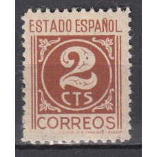 España Sueltos 1937 Edifil 815 ** Mnh Cifras