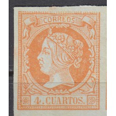 España Clásicos 1860-61 Edifil 52 (*) Mng