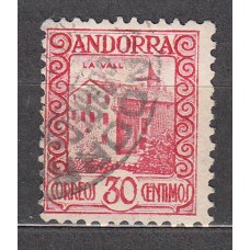 Andorra Española Sueltos 1935 Edifil 36 usado
