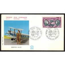 Francia Sobres Primer Dia FDC Yvert Aereo 47 - aviones Maryse 1972