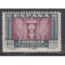 España Estado Español 1946 Edifil 998 ** Mnh - Virgen del pilar