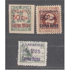 Canarias Correo 1938 Edifil 37/39 ** Mnh 