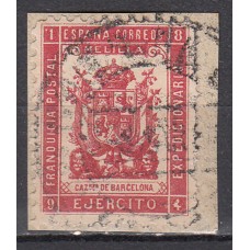España Franquicias Militares 1894 Edifil 15 usado