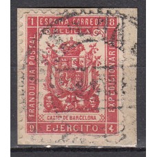 España Franquicias Militares 1894 Edifil 15 usado