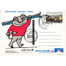 España II Centenario Enteros postales Edifil 158 Año 1994 Usado Mtº Sierra Nevada