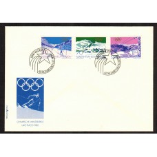 Liechtenstein Sobre Primer Dia FDC Yvert 679/681 Olimpiadas Deportes 1979