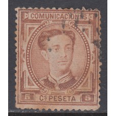 España Reinado Alfonso XII 1876 Edifil 174 usado Normal