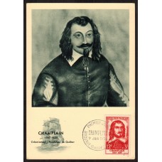 Francia - Carta Postal - Yvert 1068 Champlain Dijon - Brouage