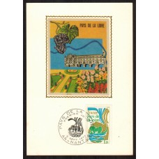 Francia - Carta Postal - Yvert 1849 - Nante Pays de la Loire 1975