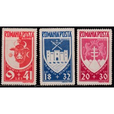 Rumania - Correo 1943 Yvert 699/701 * Mh