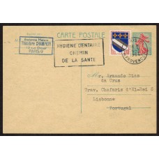 Francia - Carta Postal - Yvert 1233 - Chemin de la Sante - Paris 1964
