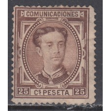 España Reinado Alfonso XII 1876 Edifil 177 * Mh Normal