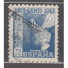 España Sueltos 1943 Edifil 963 usado Año Santo Compostelano