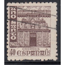 España Sueltos 1943 Edifil 968 usado Año Santo Compostelano