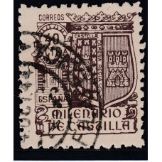 España Sueltos 1944 Edifil 981 usado Milenario de Castilla