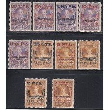 España Reinado Alfonso XIII 1927 Edifil 392/401 ** Mnh 2º tirada