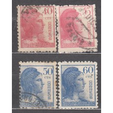 España II República 1938 Edifil 751/4 Usado