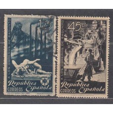 España II República 1938 Edifil 773/4 Usado