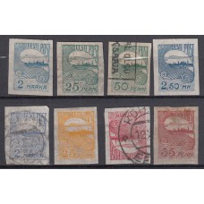 Estonia - Correo 1919 Yvert 17/21 */o  Mh/usados