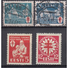 Estonia - Correo 1933 Yvert 125/8  Usado