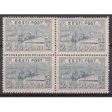 Estonia - Correo 1938 Yvert 158 ** Mnh  Barcos Bloque de cuatro