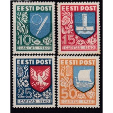 Estonia - Correo 1939 Yvert 171/4  Escudos