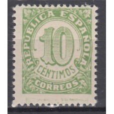 España Variedades 1938 Edifil 746pc ** Mnh  Papel cartulina